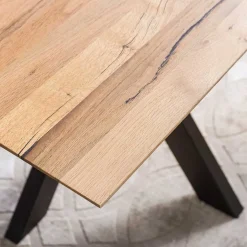 Wohnen Topp Esstisch mit schweizer Platte Wildeiche - Inveria