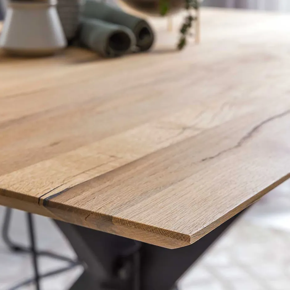 Wohnen Topp Esstisch mit schweizer Platte Wildeiche - Inveria