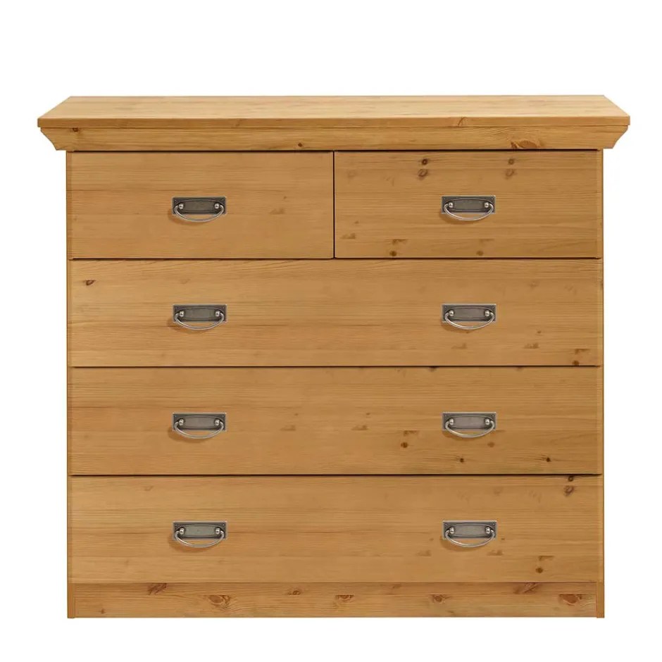 Wohnen Topp Kiefernholz Kommode in Laugenfarben - Piatra