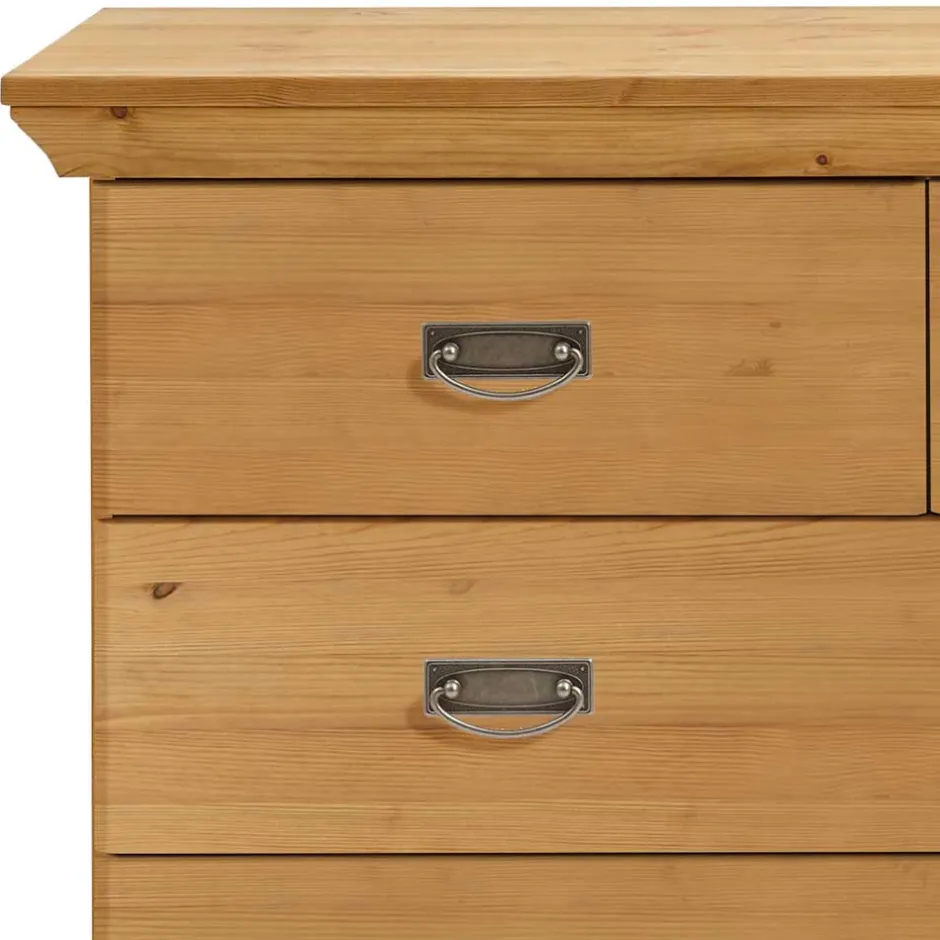 Wohnen Topp Kiefernholz Kommode in Laugenfarben - Piatra