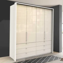 Topp Kleiderschrank mit Falttüren & Schubladen - Zidarie^Wohnen Clearance