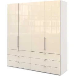 Topp Kleiderschrank mit Falttüren & Schubladen - Zidarie^Wohnen Clearance