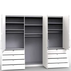 Topp Kombi-Schlafzimmerschrank mit acht Schubladen - Tivierto^Wohnen Best