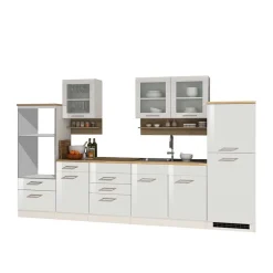 Wohnen Topp Leerblock Küche in Weiß - Cuneo I (zehnteilig)