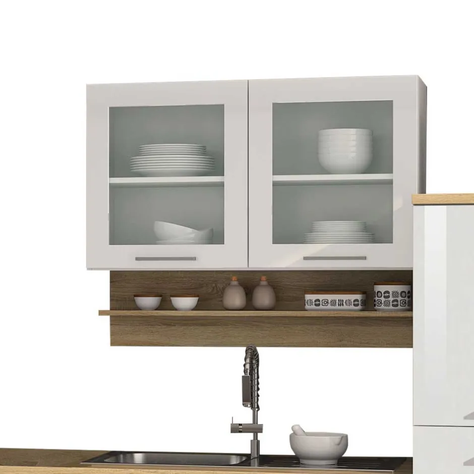 Wohnen Topp Leerblock Küche in Weiß - Cuneo I (zehnteilig)