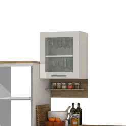 Wohnen Topp Leerblock Küche in Weiß - Cuneo I (zehnteilig)