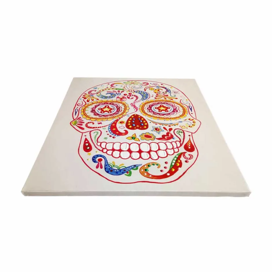 Totenkopf Wandbild - Boho - dia de los muertos - Forjan^Wohnen Discount
