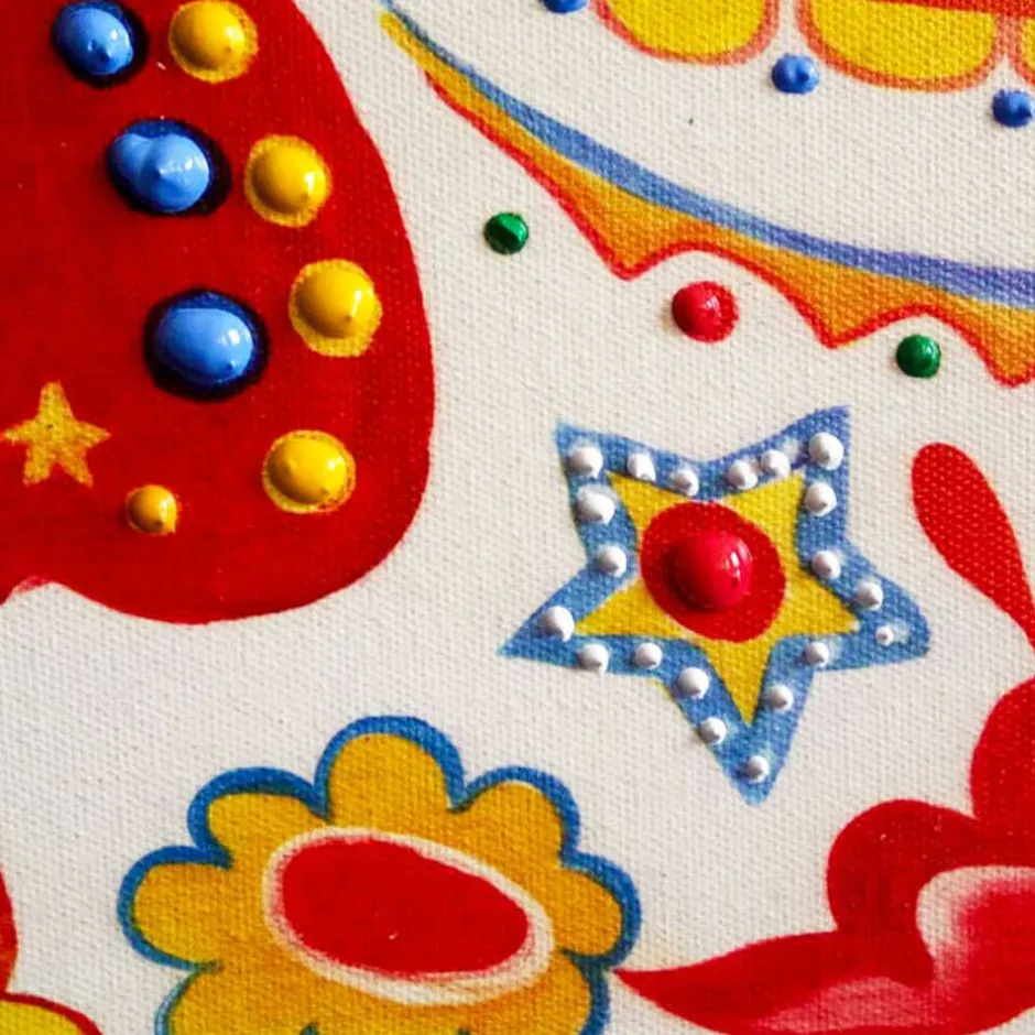 Totenkopf Wandbild - Boho - dia de los muertos - Forjan^Wohnen Discount