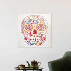 Totenkopf Wandbild - Boho - dia de los muertos - Forjan^Wohnen Discount