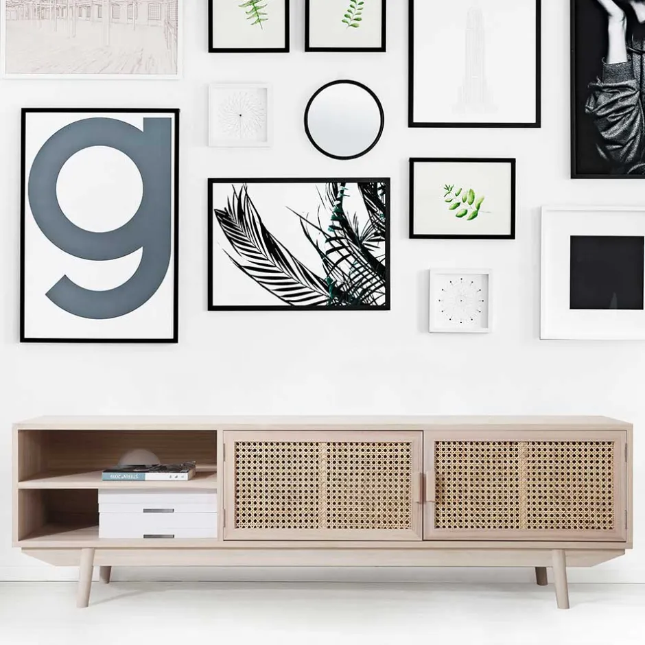 Trend Design Lowboard mit Wiener Geflecht Türen - Oncinasa^Wohnen Hot