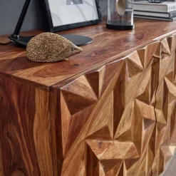 Türen-Kommode aus Sheesham Massivholz - Akke^Wohnen Best