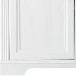 Wohnen Türen-Kommode in Weiß mit Eiche - Mehady