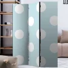 Trennwand Paravent in Hellblau mit weißen Punkten - Atlantis^Wohnen Sale