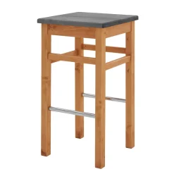 Tresenhocker in Grau und Kiefer Lauge - Ribardo^Wohnen