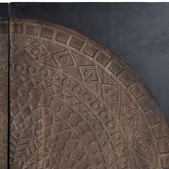 Wohnen 4-türige Design Kommode mit Mandala Schnitzerei - Synessa