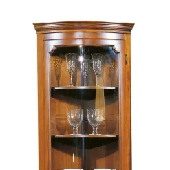 1-türige Eckvitrine im Italienischen Wohnstil - Yawira^Wohnen Best