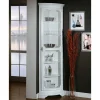 Wohnen 1-türige Eckvitrine im Vintage Design - Zarinas