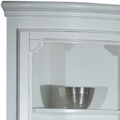 Wohnen 1-türige Eckvitrine im Vintage Design - Zarinas