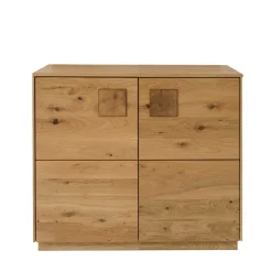 2-türige Kommode aus Massivholz Wildeiche - Millena^Wohnen