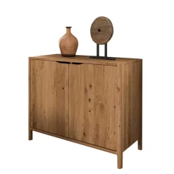 2-türige Kommode aus Wildeiche Massivholz - Laida^Wohnen Discount