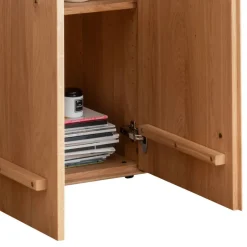 Wohnen 3-türige Kommode aus Wildeiche Massivholz - Barrios