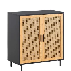 2-türige Kommode in Natur und Schwarz - Around^Wohnen Best