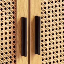 2-türige Kommode in Natur und Schwarz - Around^Wohnen Best