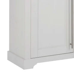 Wohnen 2-türige Kommode in Weiß & Honig - Eyzaco