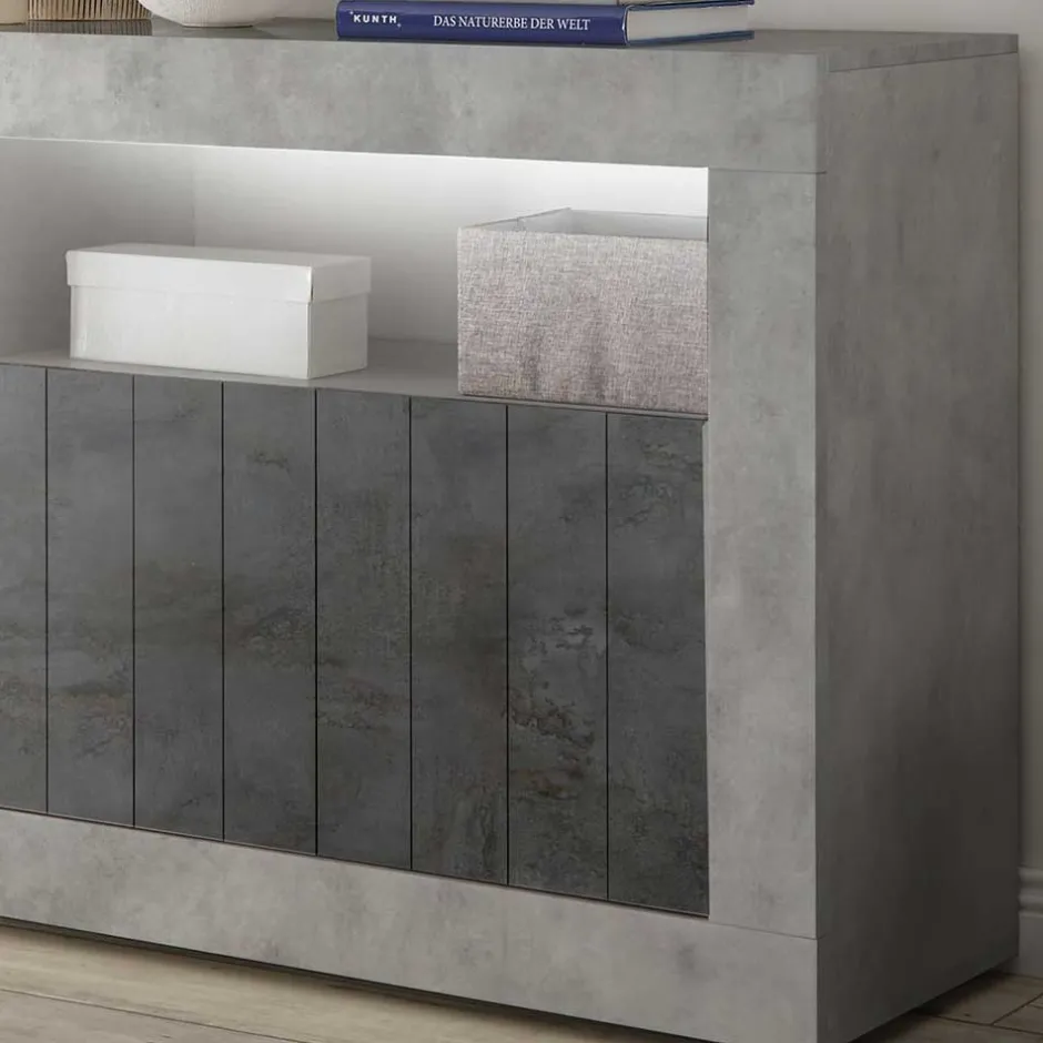 3-türige Kommode mit Regal-Fach - Reading^Wohnen Hot