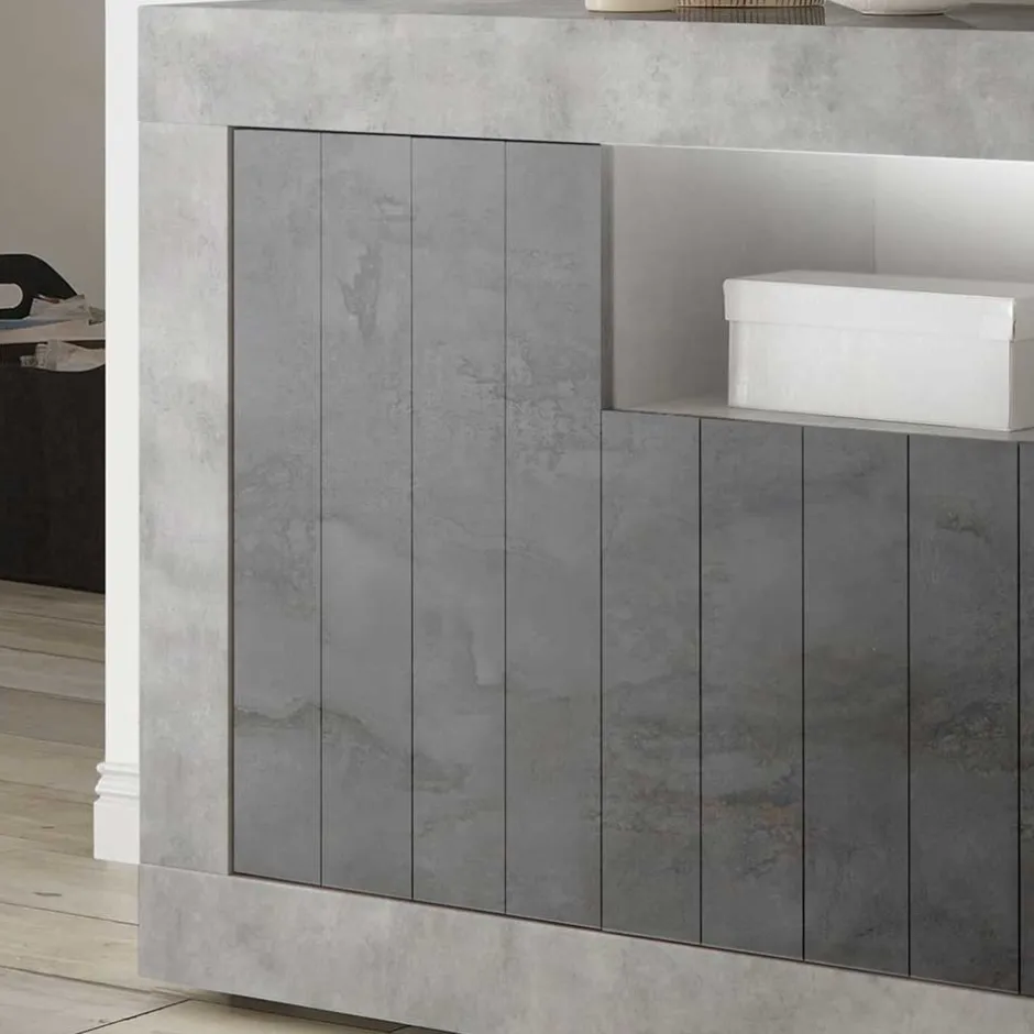 3-türige Kommode mit Regal-Fach - Reading^Wohnen Hot