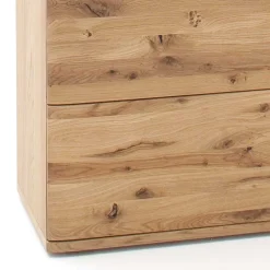 Wohnen 1-türige Schrank Vitrine aus Massivholz - Crokas