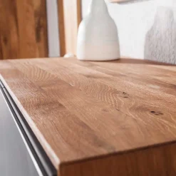 Wohnen 2-türige Schuhkommode in Anthrazit Glas - Mandrey