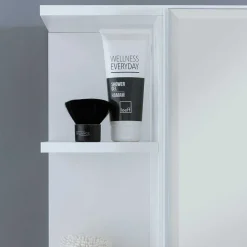 Wohnen 1-türiger Bad Spiegelschrank mit Regalen - Giulia