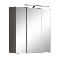 Wohnen 3-türiger Badezimmer Spiegelschrank mit 60cm Breite - Ishes