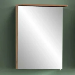 Wohnen 1-türiger Badezimmer-Spiegelschrank mit LED Licht - Traciana