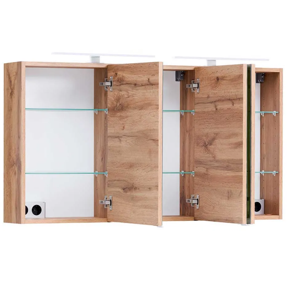 3-türiger 3D Spiegelschrank fürs Badezimmer - Drumias^Wohnen Best