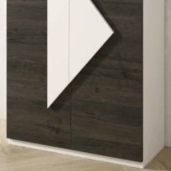 2-türiger Design Schuhschrank 74x128x34 cm - Fredo^Wohnen Discount