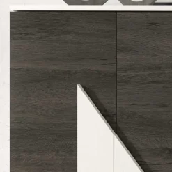 2-türiger Design Schuhschrank 74x128x34 cm - Fredo^Wohnen Discount