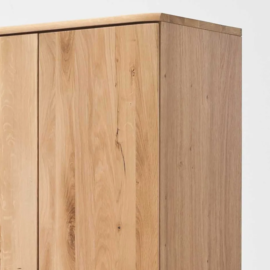 2-türiger Dielenschrank aus Massivholz - Mabasa^Wohnen Outlet