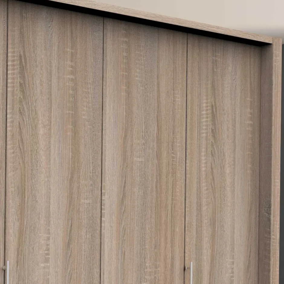 2-türiger Falttüren Schrank mit acht Schubladen - Zayun^Wohnen Discount