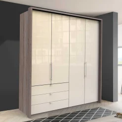 2-türiger Falttürenschrank 200cm in Creme - Calassina^Wohnen Best