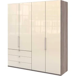 2-türiger Falttürenschrank 200cm in Creme - Calassina^Wohnen Best