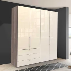 2-türiger Falttürenschrank 200cm in Creme - Calassina^Wohnen Best