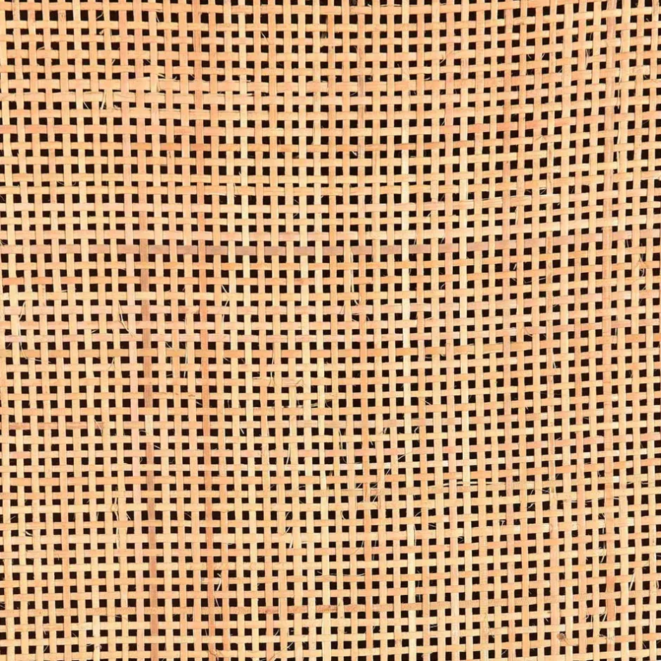 2-türiger Flurschrank aus Holz & Rattan Geflecht - Lazianus^Wohnen Discount