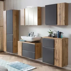 2-türiger Hängeschrank fürs Bad 65x64x20 cm - Jambi^Wohnen Best