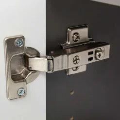 Wohnen 1-türiger Hängeschrank in Dunkelgrau - Agiruan