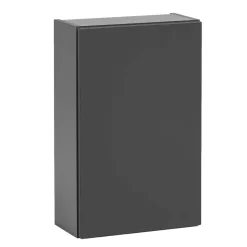 Wohnen 1-türiger Hängeschrank in Dunkelgrau - Agiruan