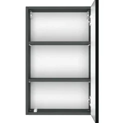 Wohnen 1-türiger Hängeschrank in Dunkelgrau - Agiruan