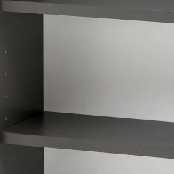 Wohnen 1-türiger Hängeschrank in Dunkelgrau - Agiruan