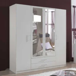 Wohnen 4-türiger Kleiderschrank 179 cm breit - Devanico